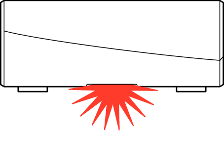 Brink red HEOS Amp